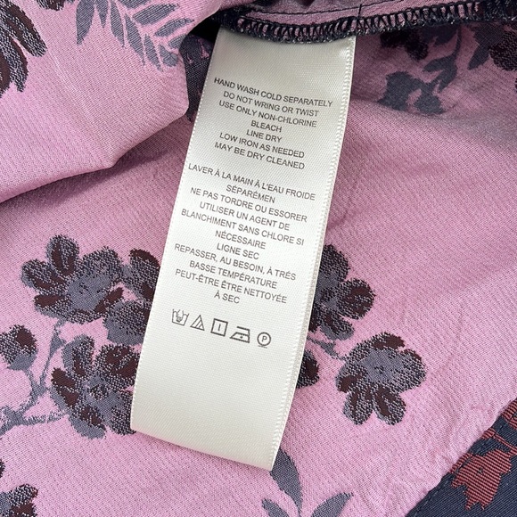 Free People Matilda Floral Mini Dress in Navy Combo - Picture 8 of 8